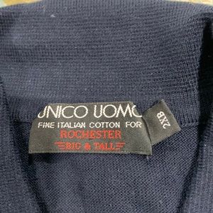 UNICO UOMO men’s blue cashmere sweater